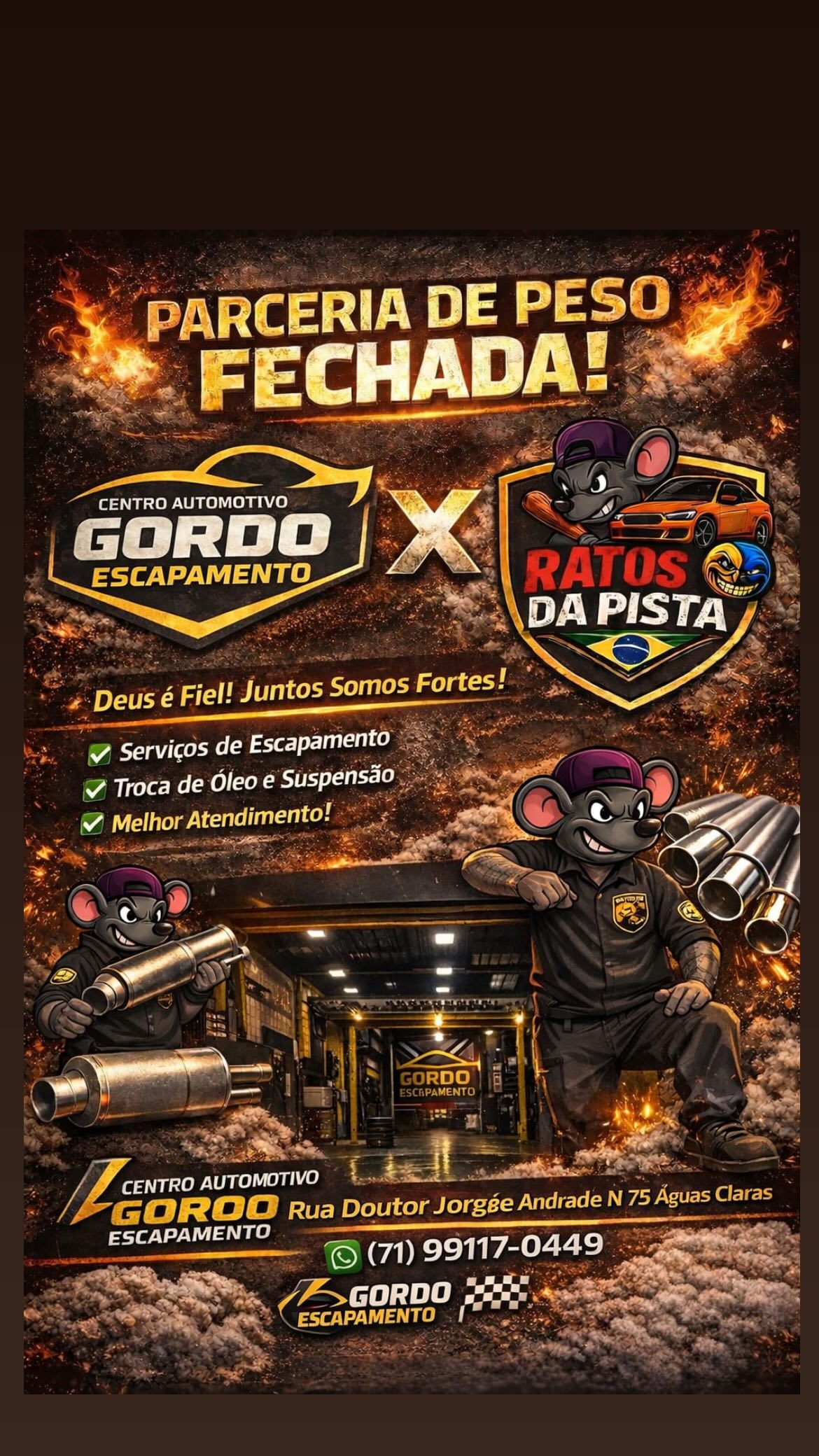 Comunidade na pista